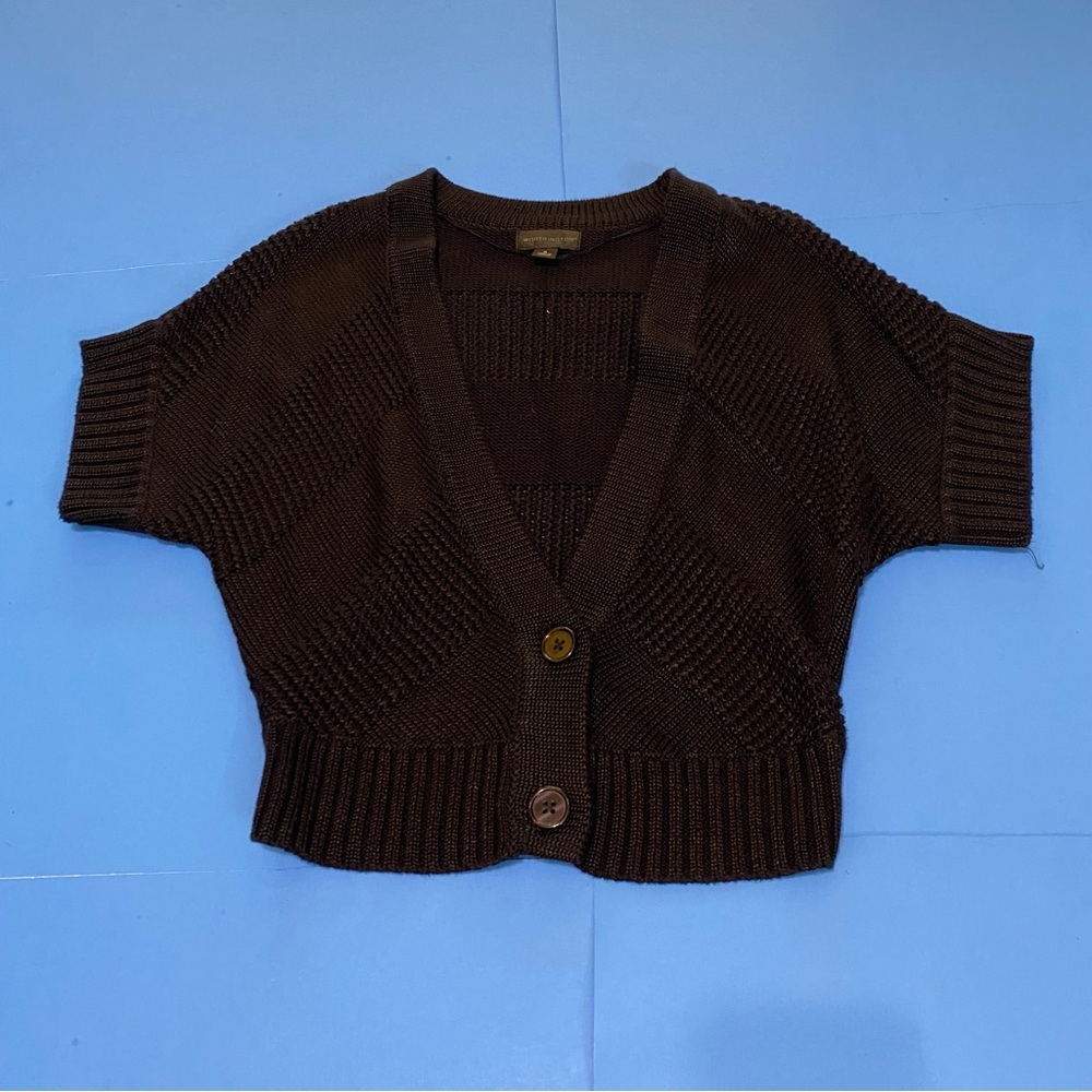 ❤️Worthington black button down cardigan size small